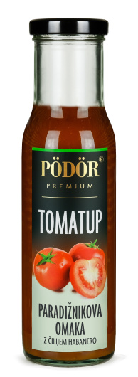 Tomatup s čilijem Habanero - paradižnikova omaka