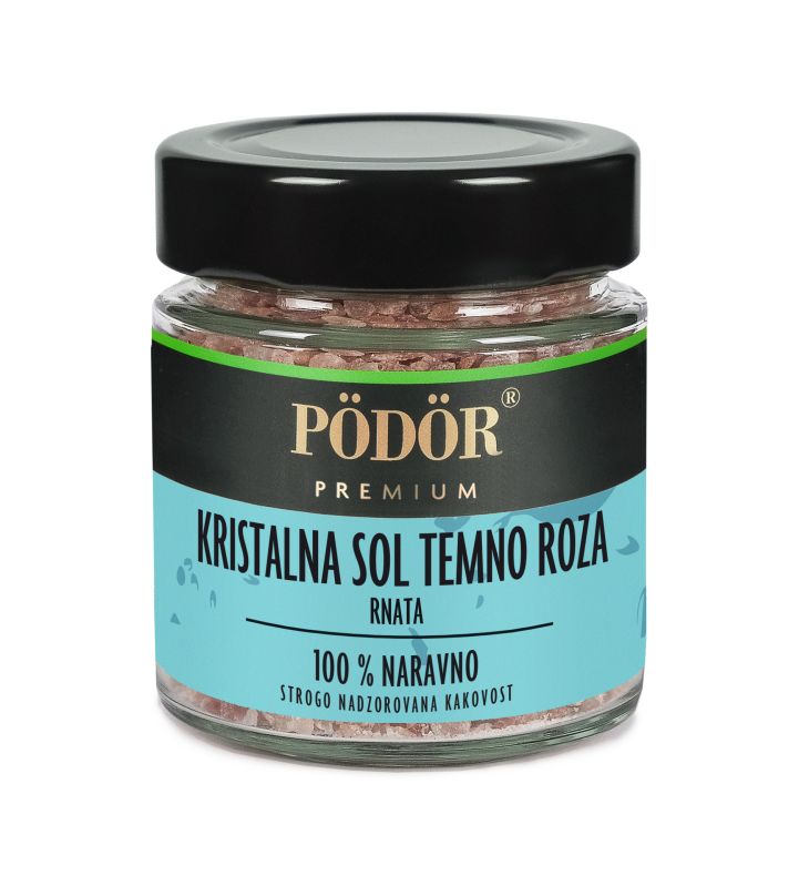 Kristalna sol temno roza zrnata