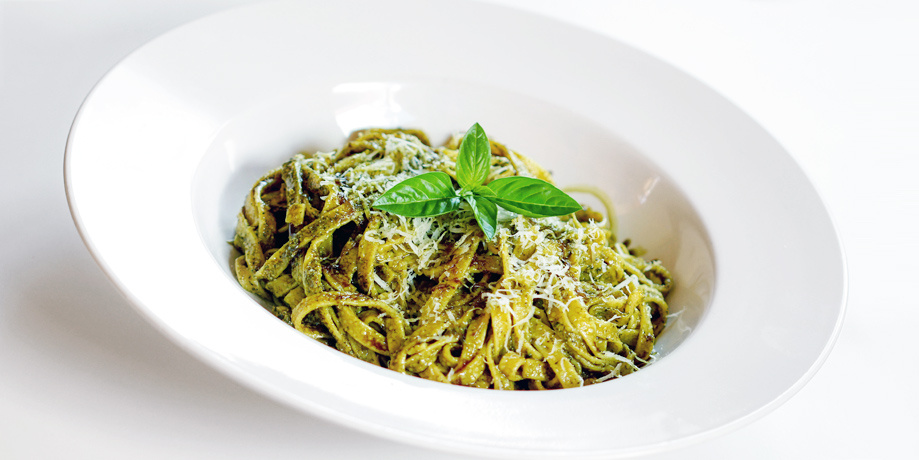 Tagliatelle s pestom iz bučnih semen Pödör 