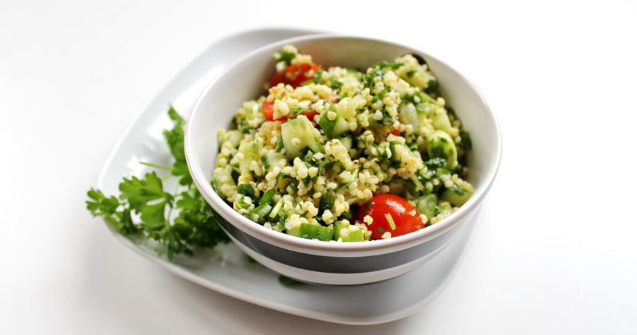 Brezglutenski tabbouleh