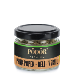 Penja poper - beli - v zrnju