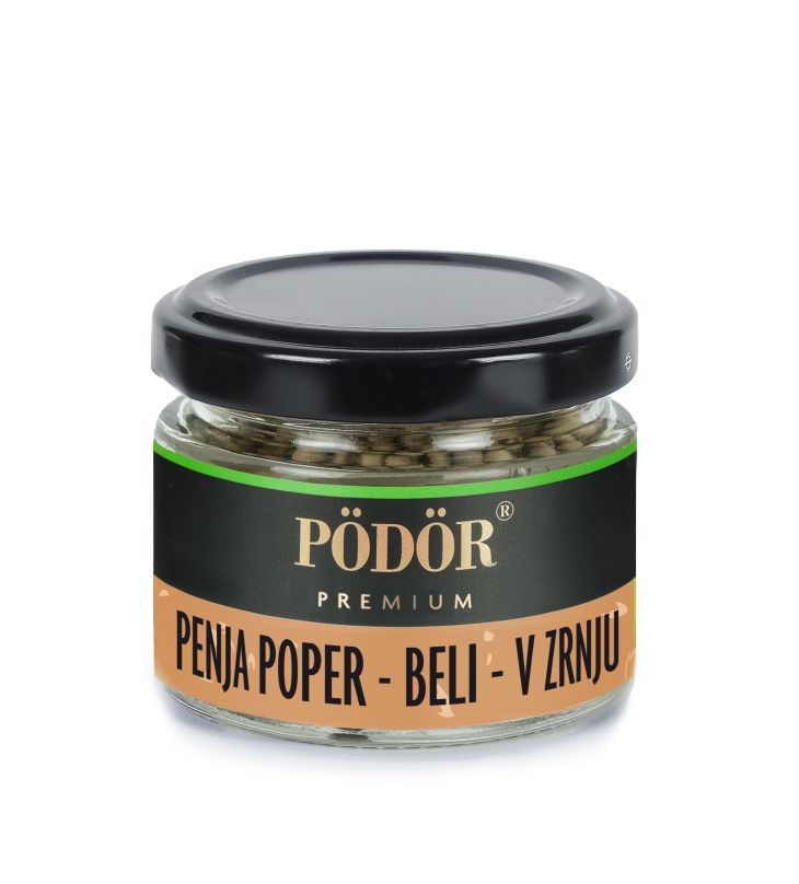 Penja poper - beli - v zrnju