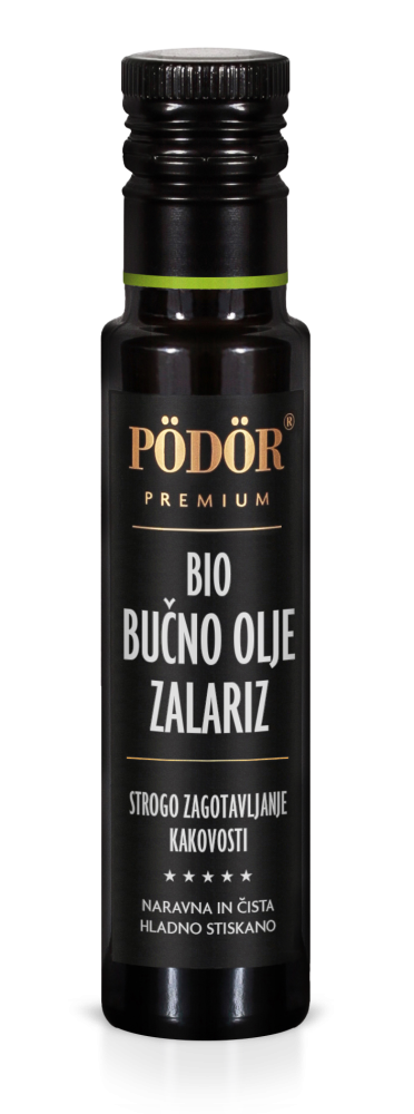 Bio bučno olje, Zalariz hladno stiskano