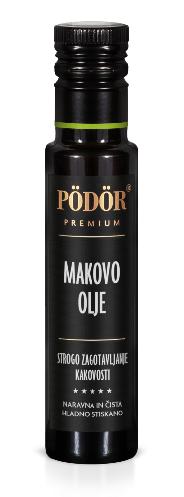 Makovo olje hladno stiskano
