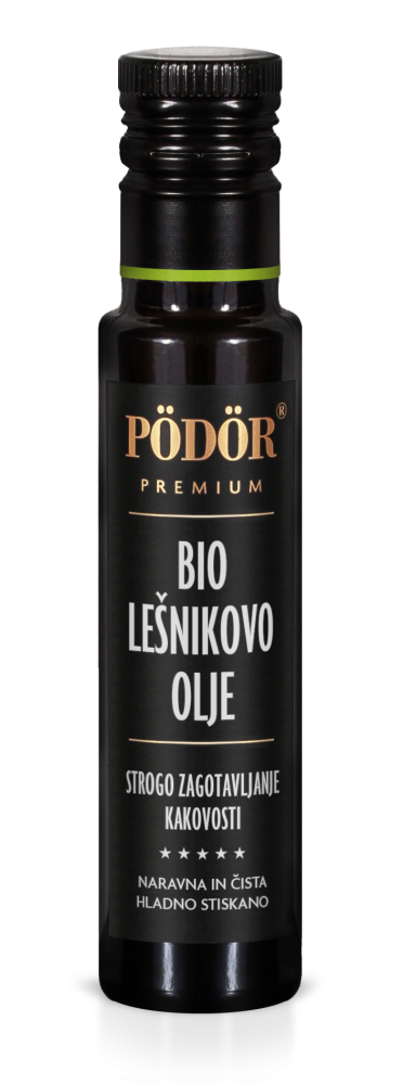Bio lešnikovo olje hladno stiskano