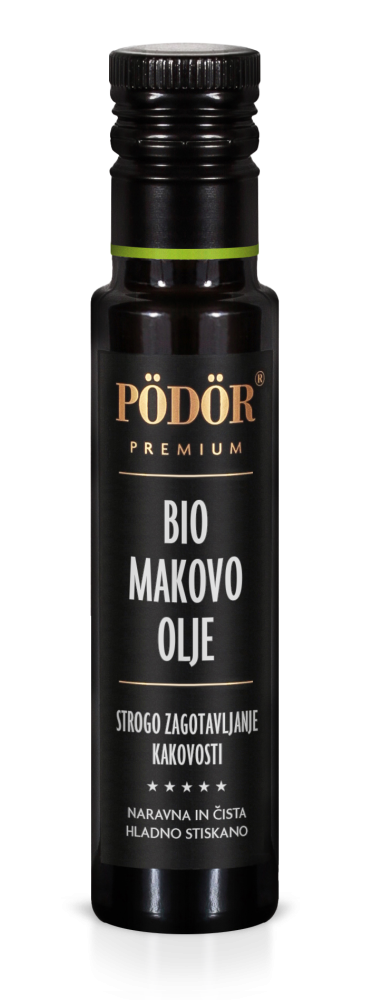 Bio makovo olje hladno stiskano