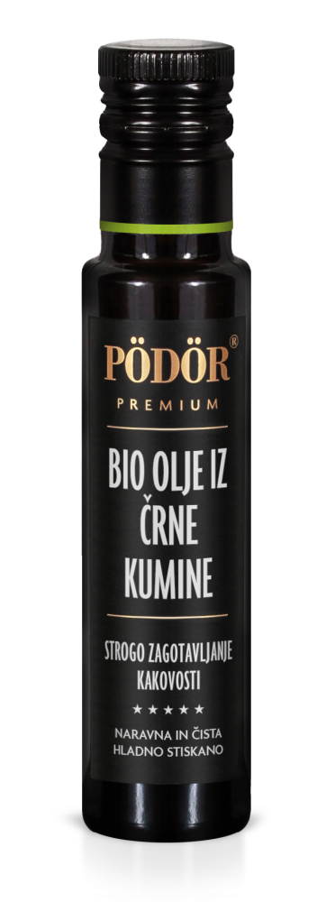 Bio olje iz črne kumine hladno stiskano