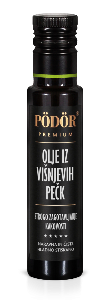 Olje iz višnjevih pečk hladno stiskano