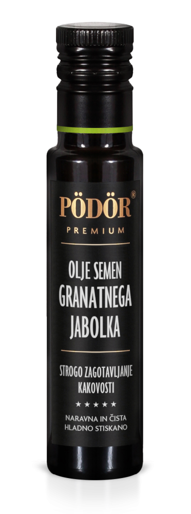 Olje semen granatnega jabolka hladno stiskano 