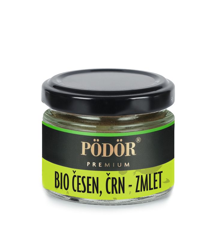 Bio česen, črn - zmlet