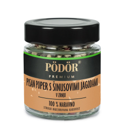 Pisan poper s šinusovimi jagodami - v zrnju