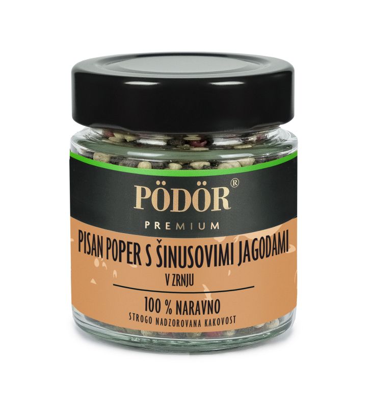 Pisan poper s šinusovimi jagodami - v zrnju
