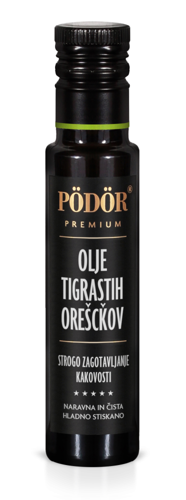 Olje tigrastih oreščkov hladno stiskano 