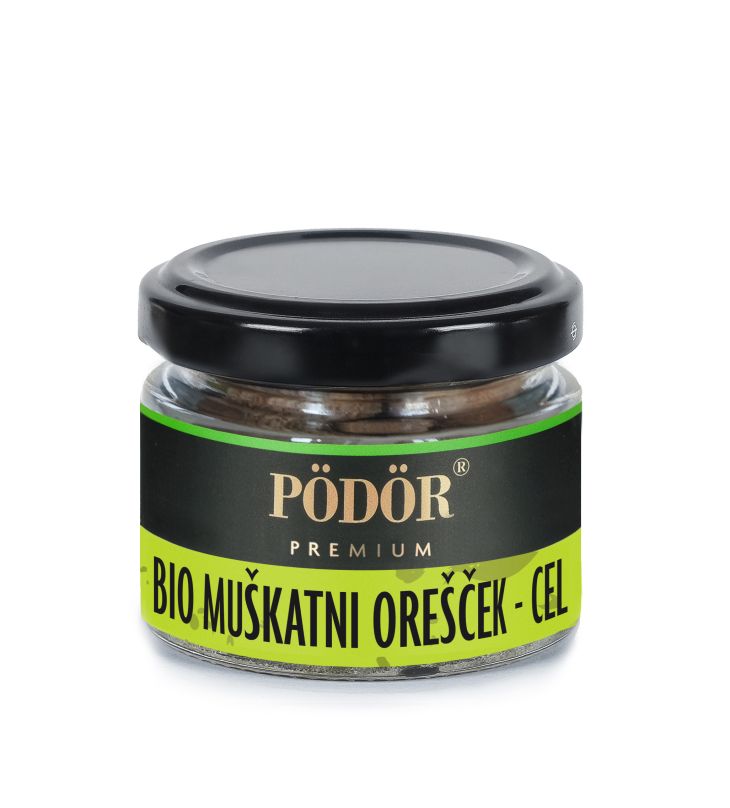 Bio muškatni orešček - cel