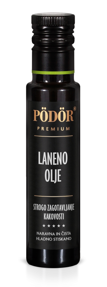 Laneno olje hladno stiskano 