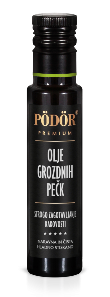 Olje grozdnih pečk hladno stiskano