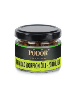 Trinidad Scorpion čili - zdrobljen