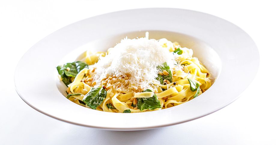 Carbonara z oljem pinjol Pödör 